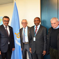 Meeting of GFMER representatives with the WHO Director-General, Geneva, Switzerland