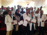 Group photo of participants from the morning session